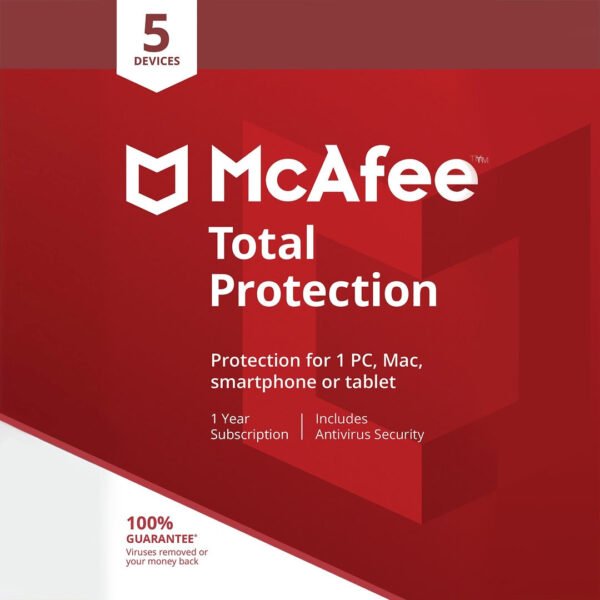 McAfee - Total Protection (1 Device) (5-Year Subscription) - Softwarek