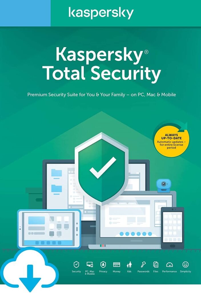Kaspersky Total Security 2022 | PC, Android, Mac, iOS Protection | (1-5 Devices – 1-3 Year) - Softwarek