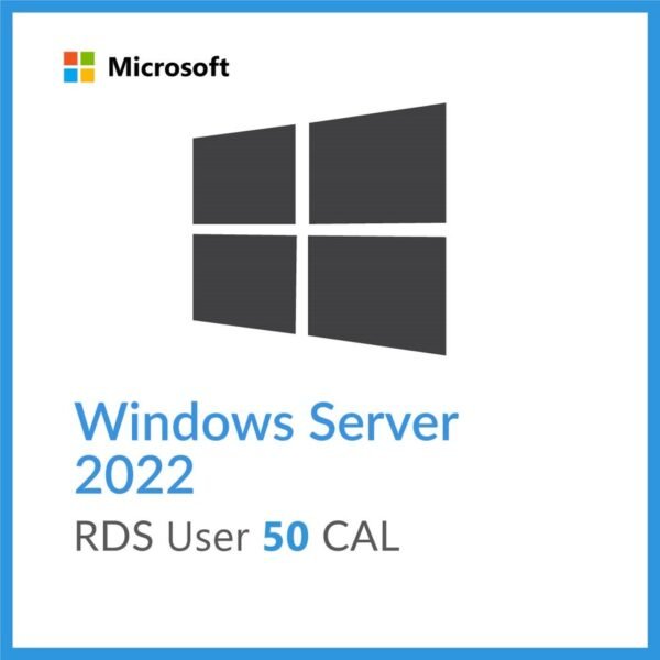 Windows Server 2022 RDS 50 User CAL Product Key RETAIL License - Softwarek